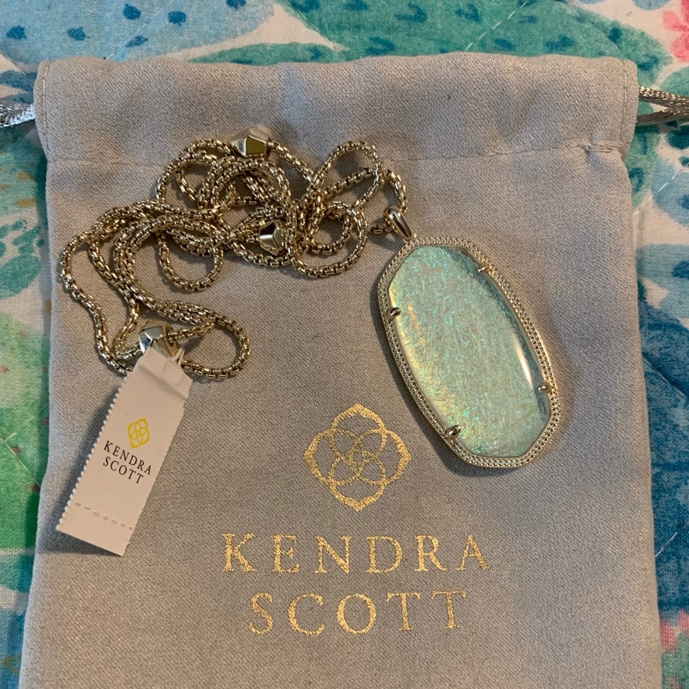 Kendra Scott Dichroic Foil Reid Necklace